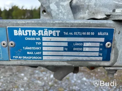 Entreprenadsläp Bålsta-släpet Mini-1350B -2016