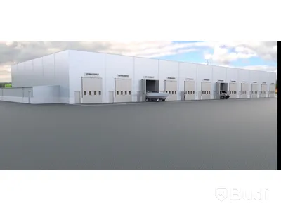 Stålstomme för hallbyggnad med 26 enheter, projekterad SCALA, 24x78 m, ca 1872m²