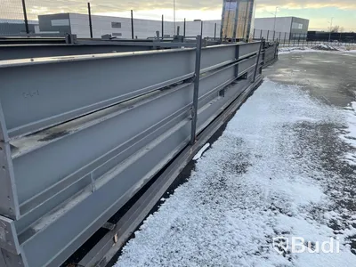 Stålstomme för hallbyggnad med 26 enheter, projekterad SCALA, 24x78 m, ca 1872m²