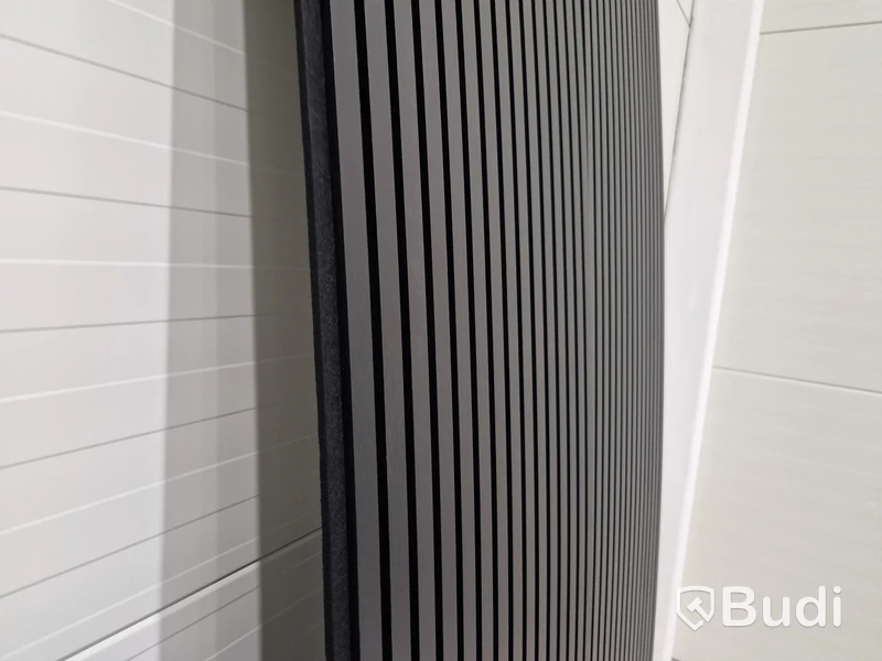 Akustikpaneler, svart ek, 14 stycken, 20 m²