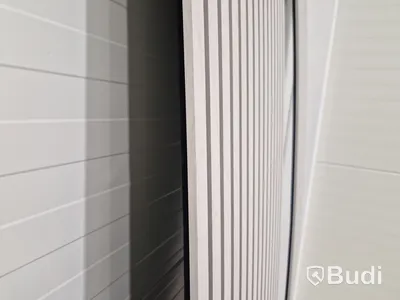 Akustikpaneler, vit ek, 42 stycken, 60 m²