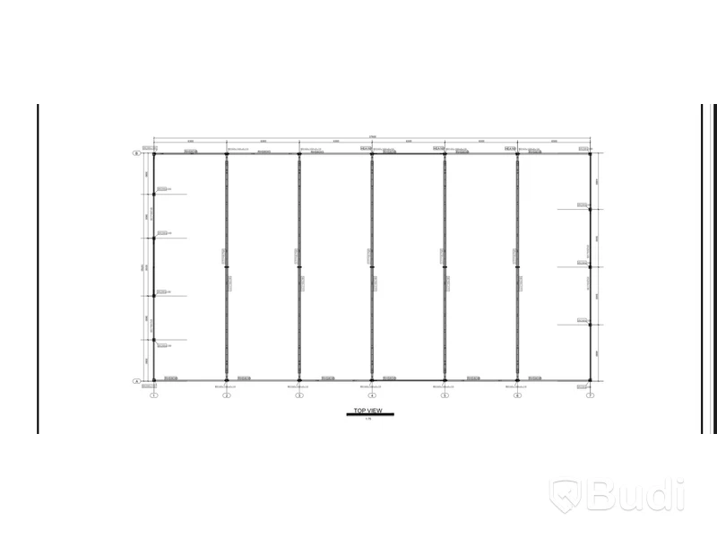 Stålhall, ca 745 m², 37,8x19,7 m