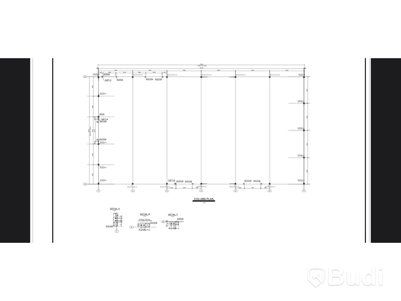 Stålhall, ca 745 m², 37,8x19,7 m