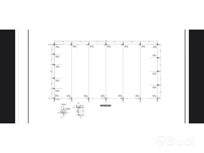 Stålhall, ca 745 m², 37,8x19,7 m