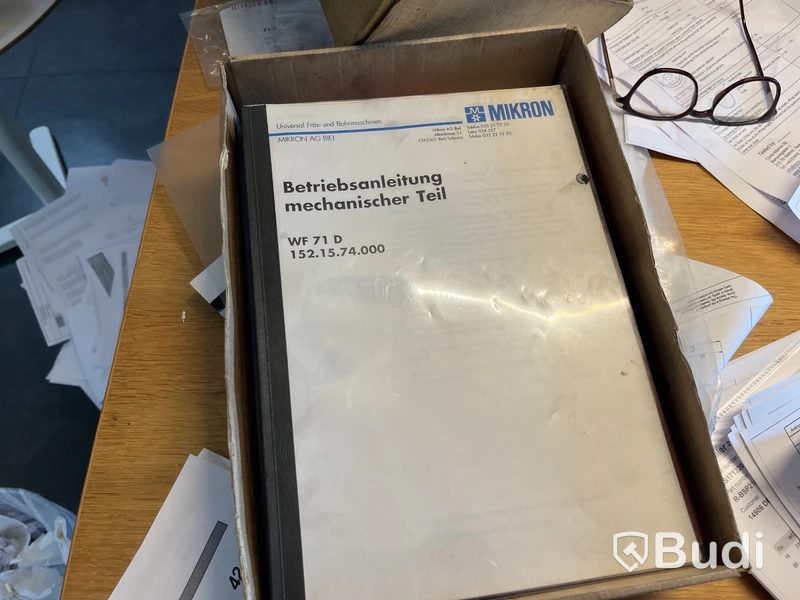 1 st. Mikron WF 71D – CNC-fräsmaskin med TNC 355