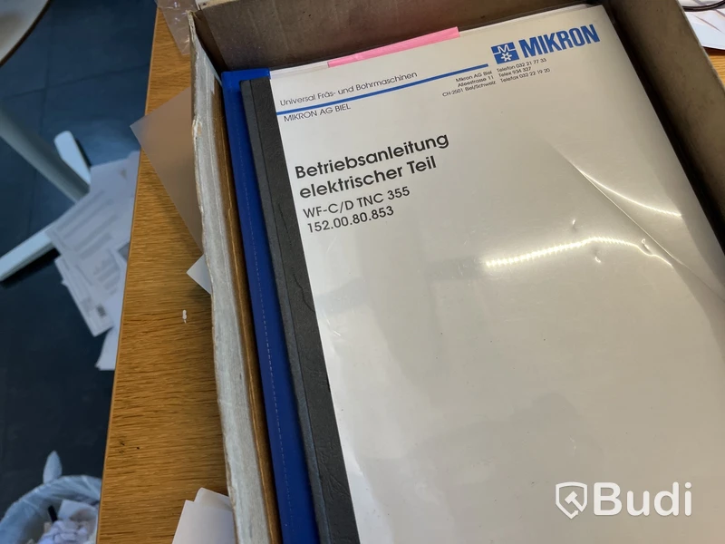 1 st. Mikron WF 71D – CNC-fräsmaskin med TNC 355
