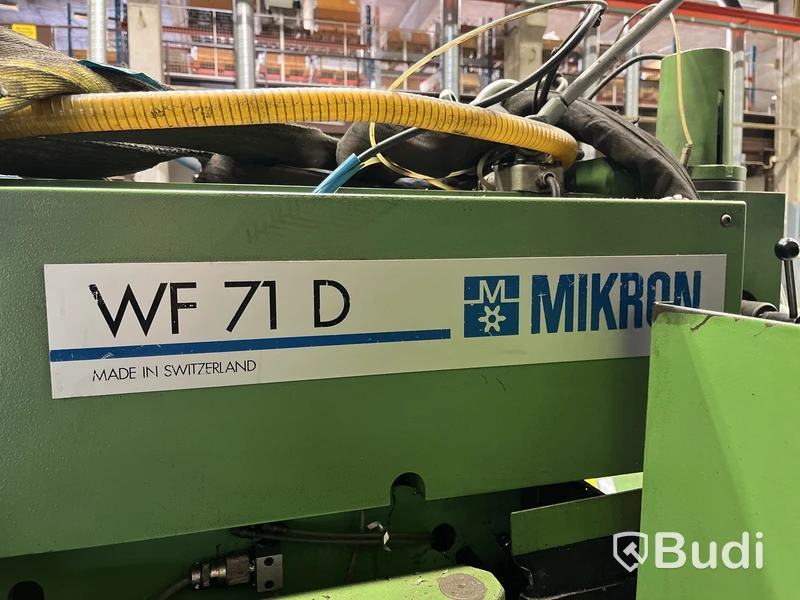 1 st. Mikron WF 71D – CNC-fräsmaskin med TNC 355