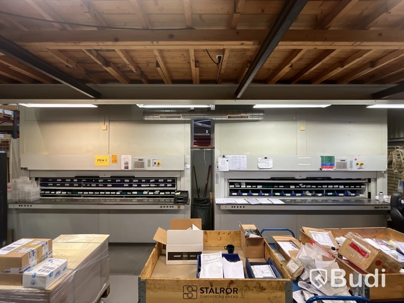 2 st. Vertikalt lager / hissmagasin / paternosterverk – Kardex Remstar