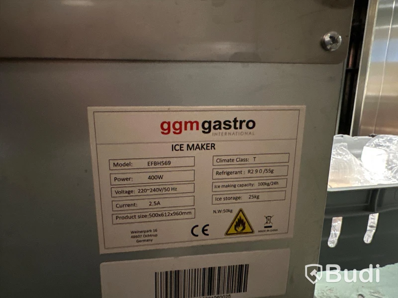 Ismaskin från GGM Gastro EFBH569 400W