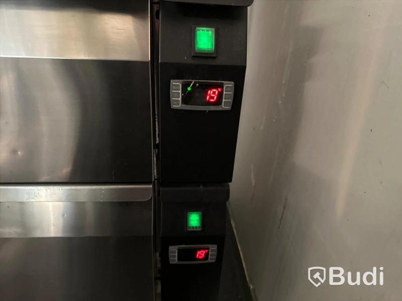 Frysbänk med 2 utdragslådor,Tefcold B91, D70, H86