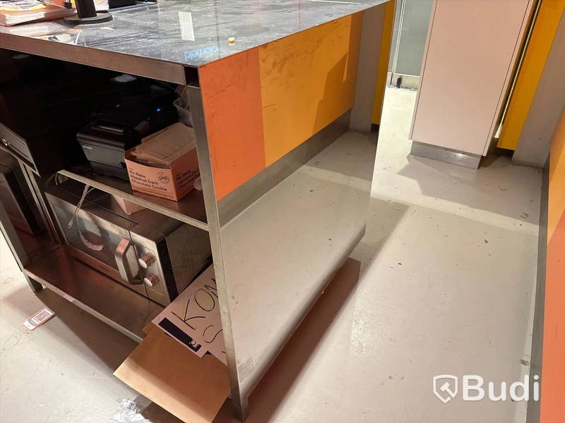 Kassadisk spegelblank med Colorfield logo B100, D86, H96