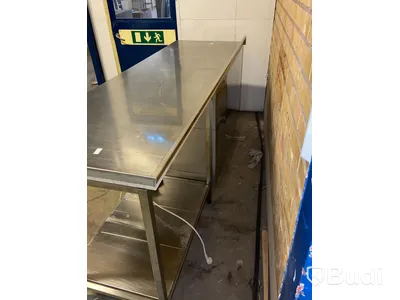 Kylbänk med 6st lådor samt överliggande arbetsbänk - Haglund