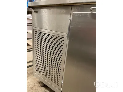 Rostfri kylbänk med skåp Kyl KK3