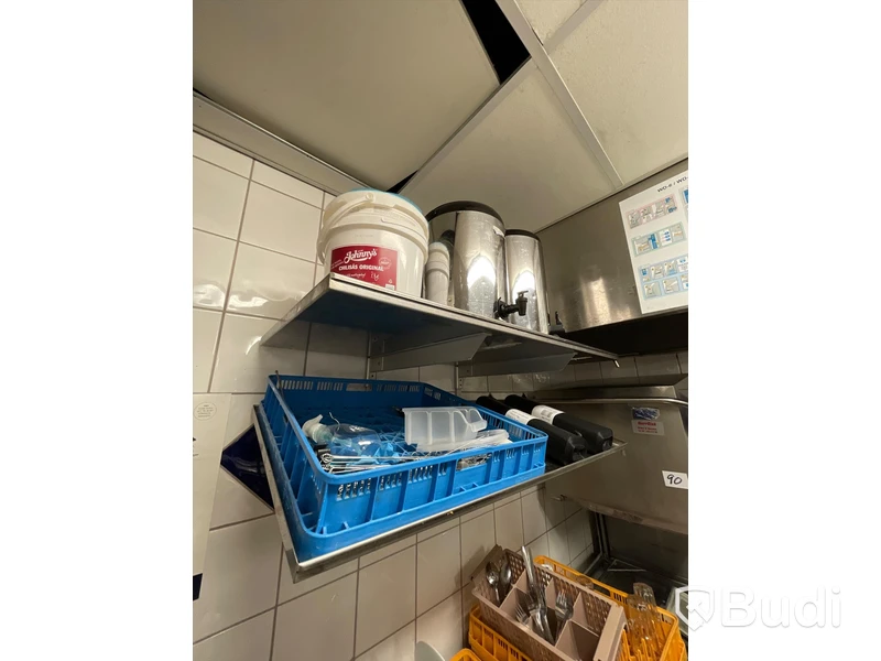 Ca 9 st Rostfria hyllplan