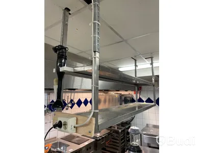 Rostfri, Takhängd tallrikdespenser