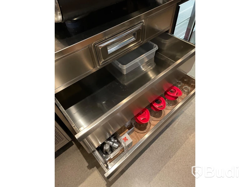 Rostfri Kaffebänk