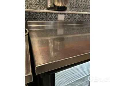 Rostfri bänkskiva