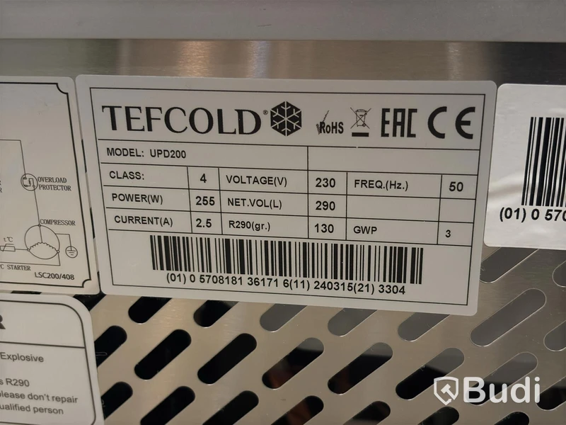 Display Refrigerator Tefcold, UPD200