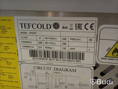 Display Refrigerator Tefcold, UPD200