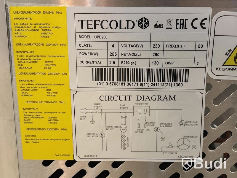 Displaykyl Tefcold, UPD200