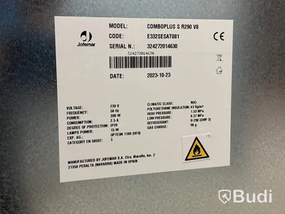 Kylautomat Vision, Comboplus S R 290 V8, inkl skärm, kortläsare och delar för inbyggnad