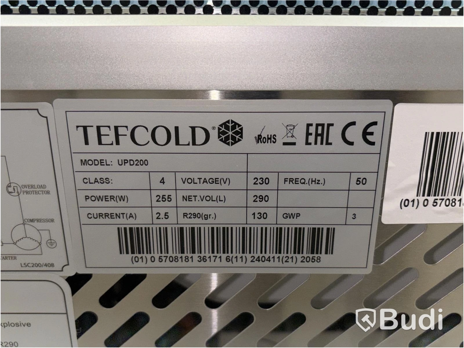 Tefcold display cooler, UPD200