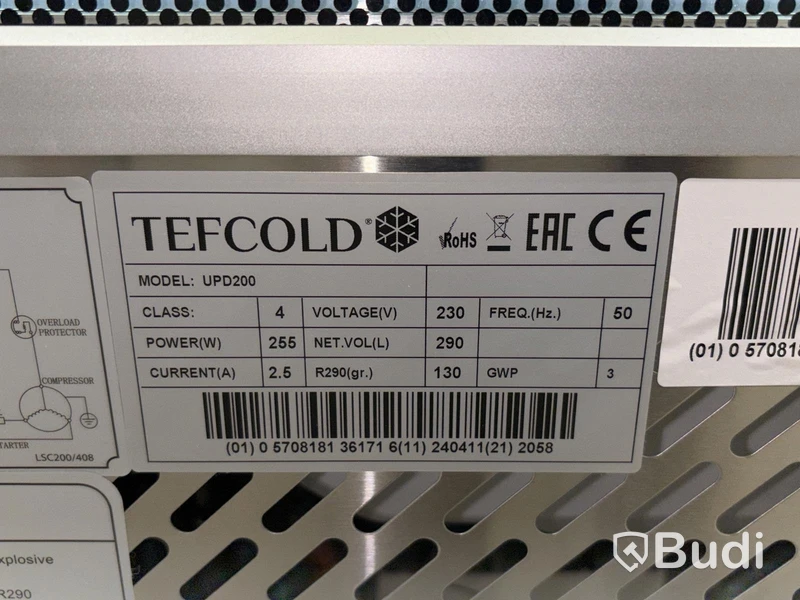 Tefcold display cooler, UPD200