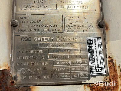 Container High Cube Nantong Smooth Sail 40 fot, tillverkad 1996