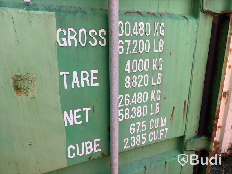Container High Cube Evergreen 40 fot, tillverkad 1997