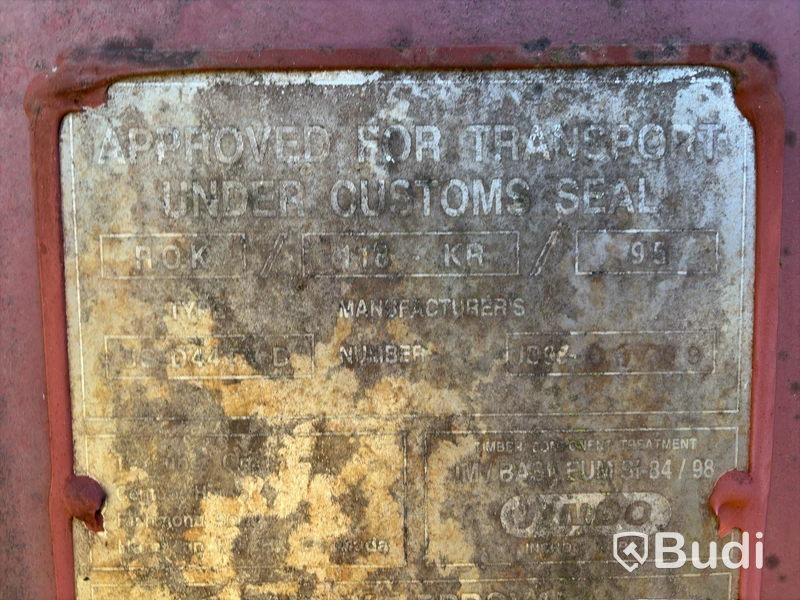 Jindo 40-foot container, manufactured in 1997