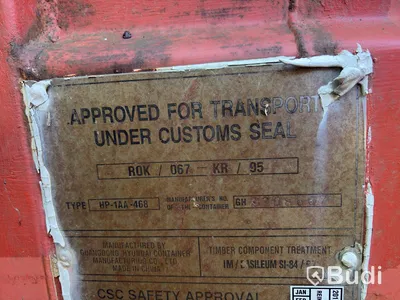 Container Guangdong 40 fot, tillverkad 1997