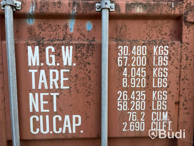 Container High Cube Changzhou 40 fot, tillverkad 1999