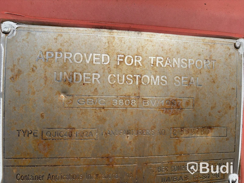 Container High Cube Qingdao 40 fot, tillverkad 1998