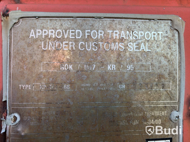Container Guangdong Hyundai 40 fot, tillverkad 2000