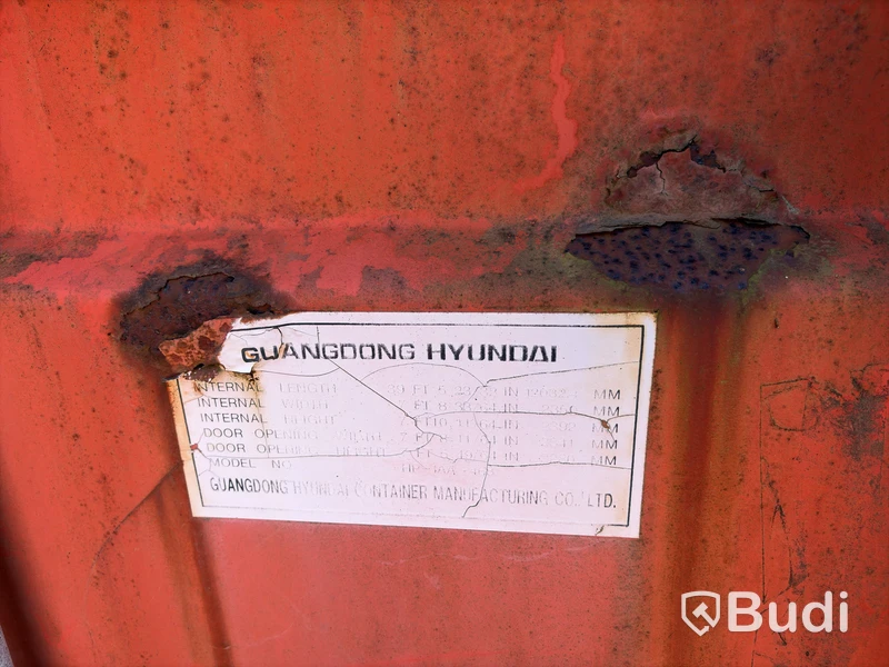 Container Guangdong Hyundai 40 fot, tillverkad 2000