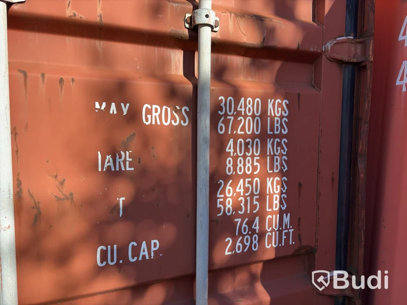 Container High Cube Shanghai Pacific 40 fot, tillverkad 2000