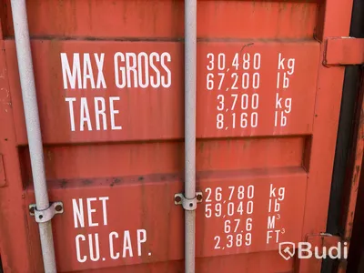 Container Guangdong Hyundai 40 fot, tillverkad 2000