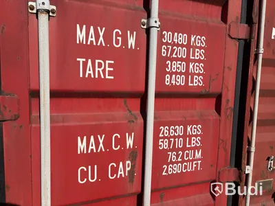 Container High Cube Jindo 40 fot, tillverkad 1999