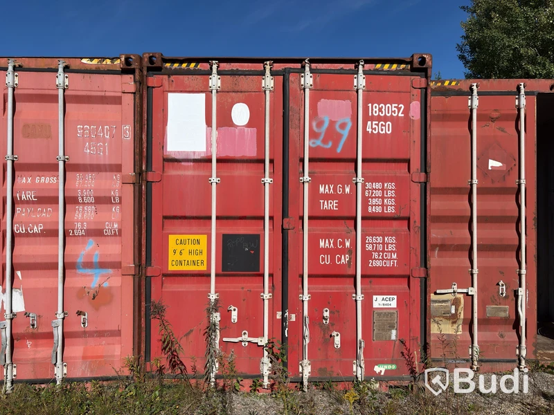 Container High Cube Jindo 40 fot, tillverkad 1999