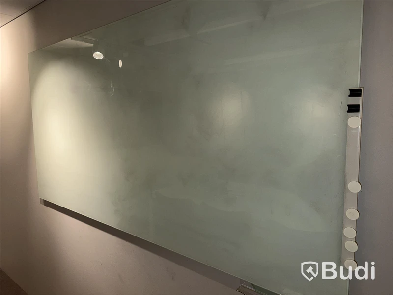 Whiteboard i glas