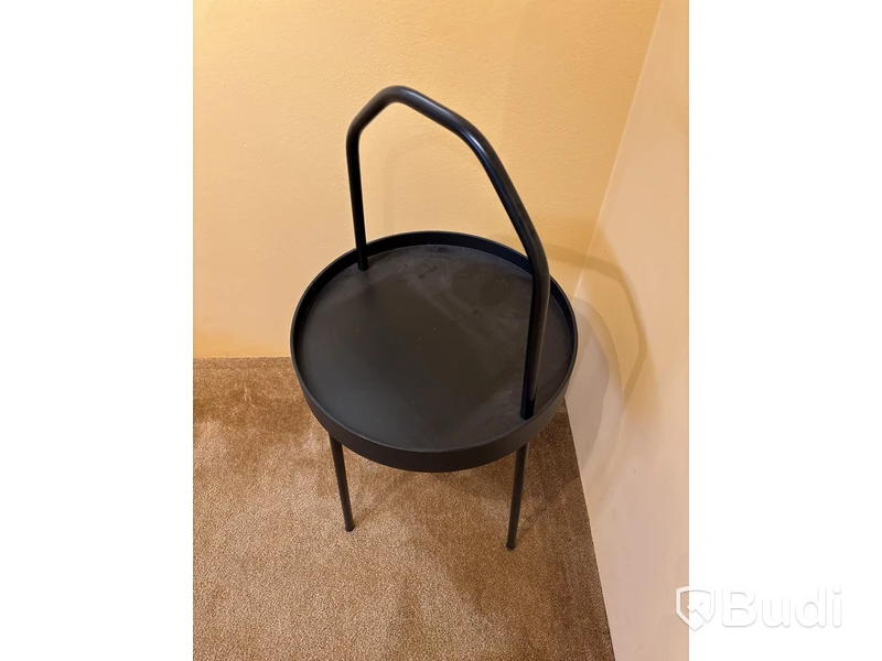 Sidobord Ikea, Burvik, svart