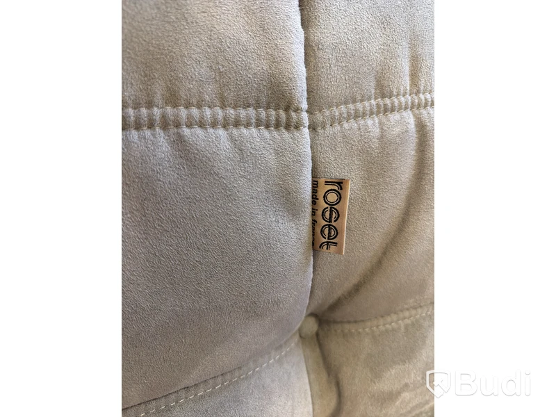 Togo Ligne Roset fåtölj med fotpall
