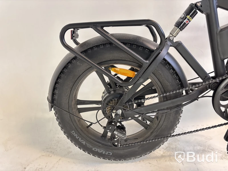 Elcykel, ihopfällbar med 20x4.0 tums däck