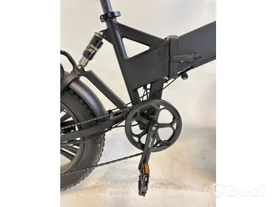 Elcykel, ihopfällbar med 20x4.0 tums däck