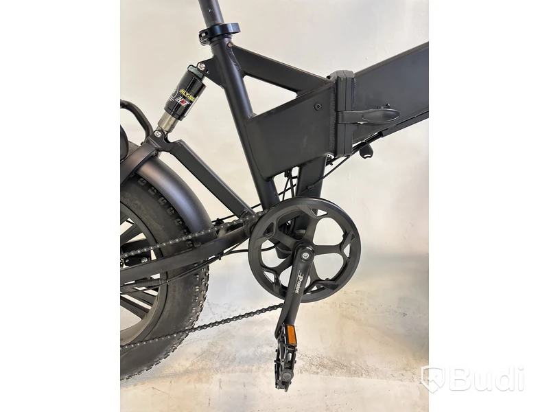 Elcykel, ihopfällbar med 20x4.0 tums däck