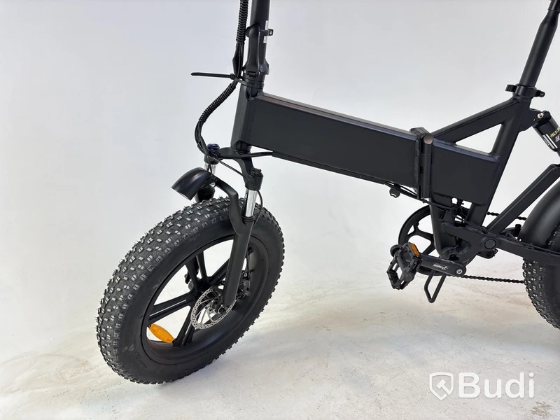 Elcykel, ihopfällbar med 20x4.0 tums däck