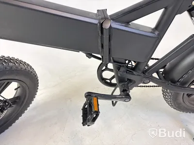 Elcykel, ihopfällbar med 20x4.0 tums däck