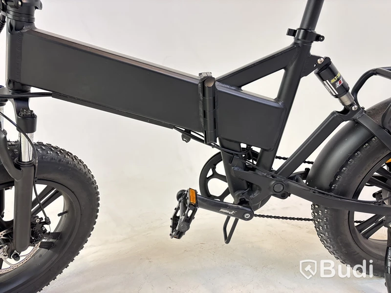 Elcykel, ihopfällbar med 20x4.0 tums däck