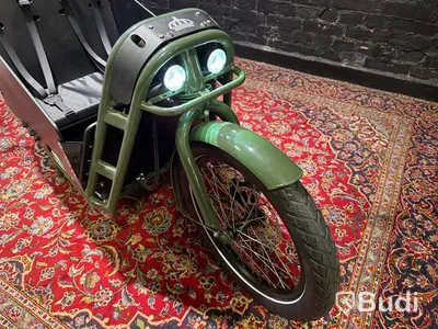 NY Monark Charles Elcykel med låda