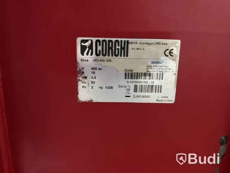 1 st. Corghi HD1400 Automatic – Heavy-Duty däckmonteringsmaskin